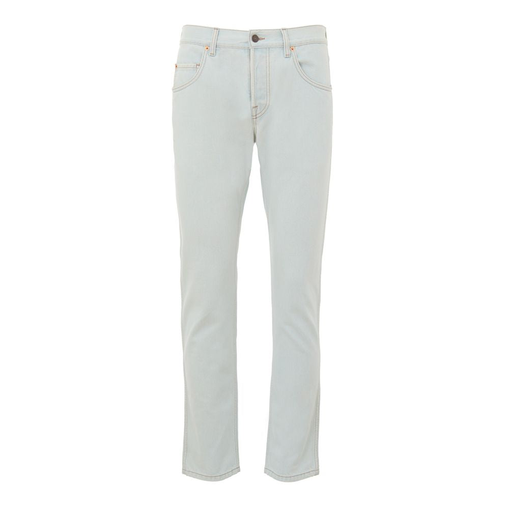 Blue Cotton Jeans Denim
