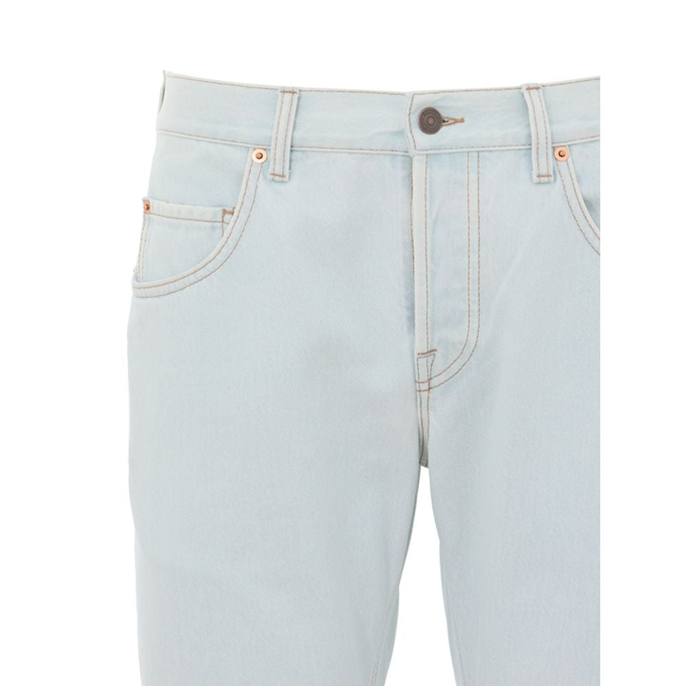 Blue Cotton Jeans Denim