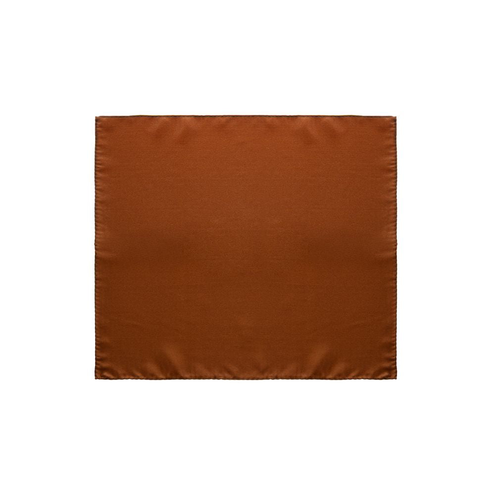 Dolce & Gabbana Brown Silk Pocket Square