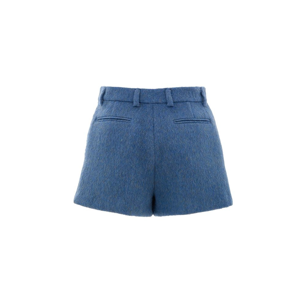 Blue Wool Short