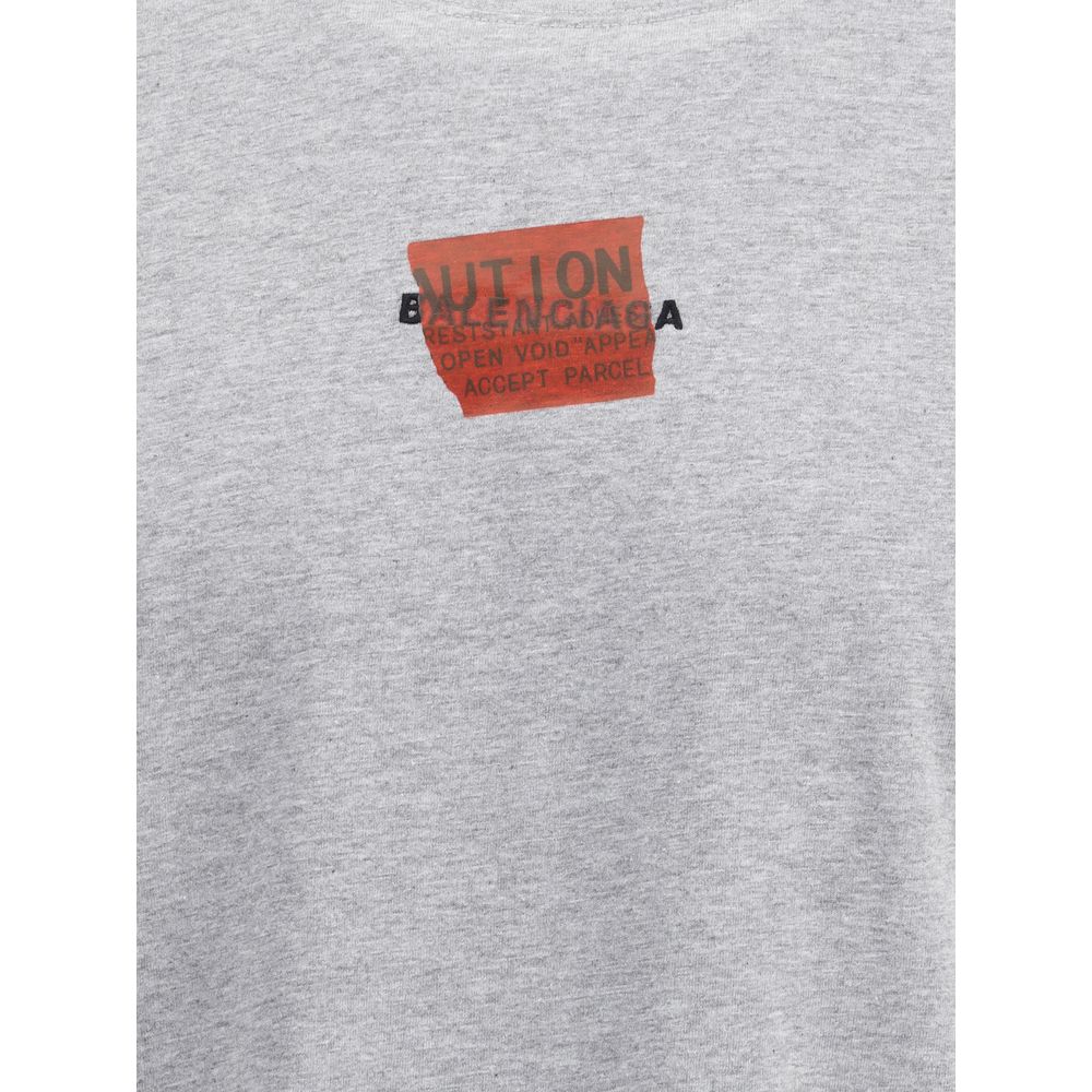 T-Shirt with taped Balenciaga back motif