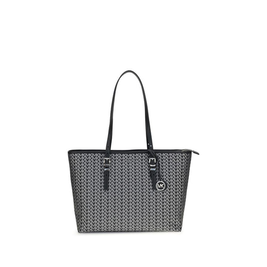 Quinn large jacquard logo Tote Bag