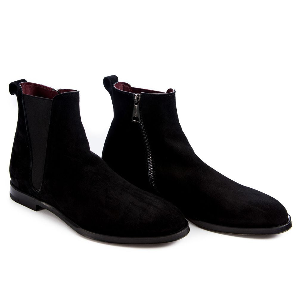 Black Calfskin Boot