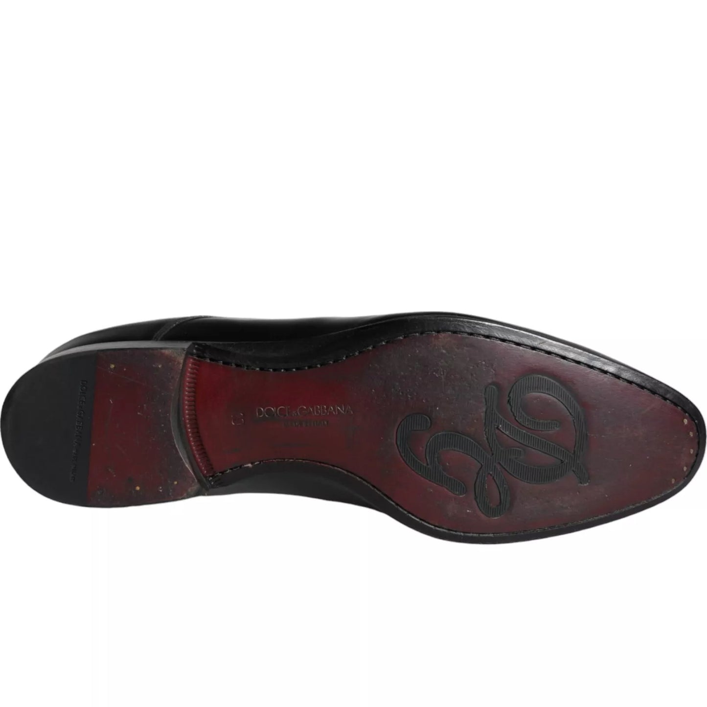 Black Calfskin Leather Derby Shoes