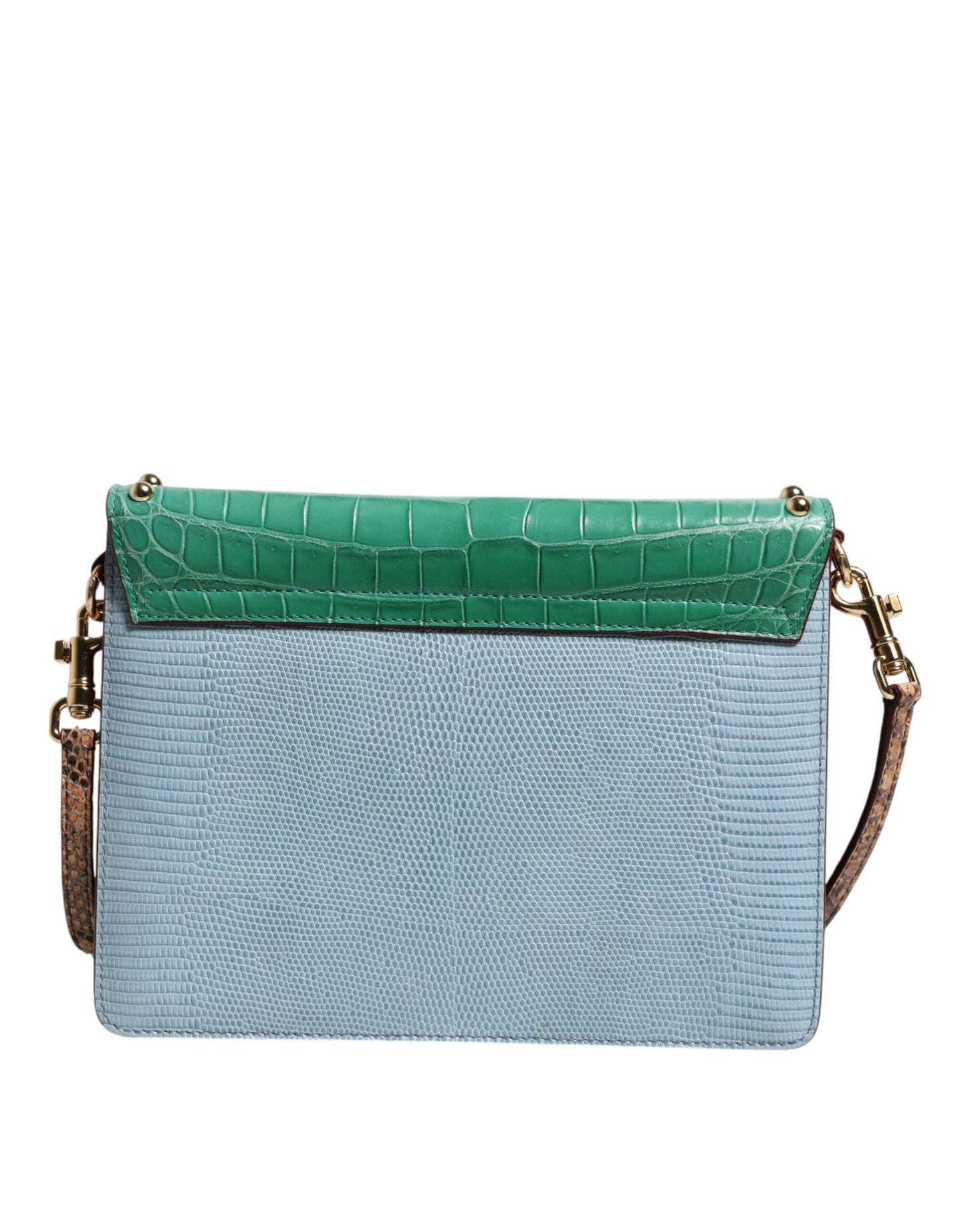 Blue Green LUCIA Embellished Crossbody Bag