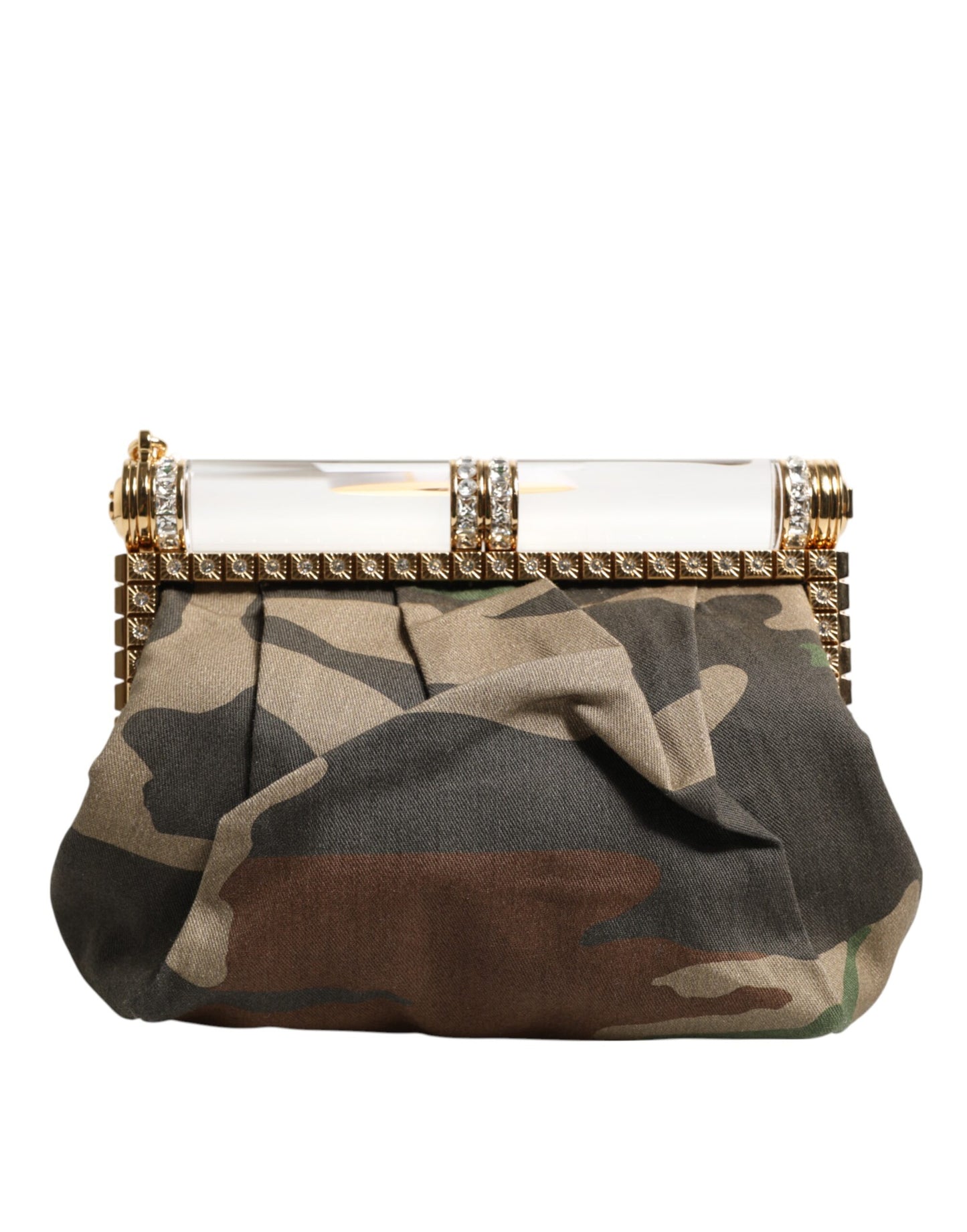 Multicolor Sicily Medium Camouflage Shoulder Strap Bag