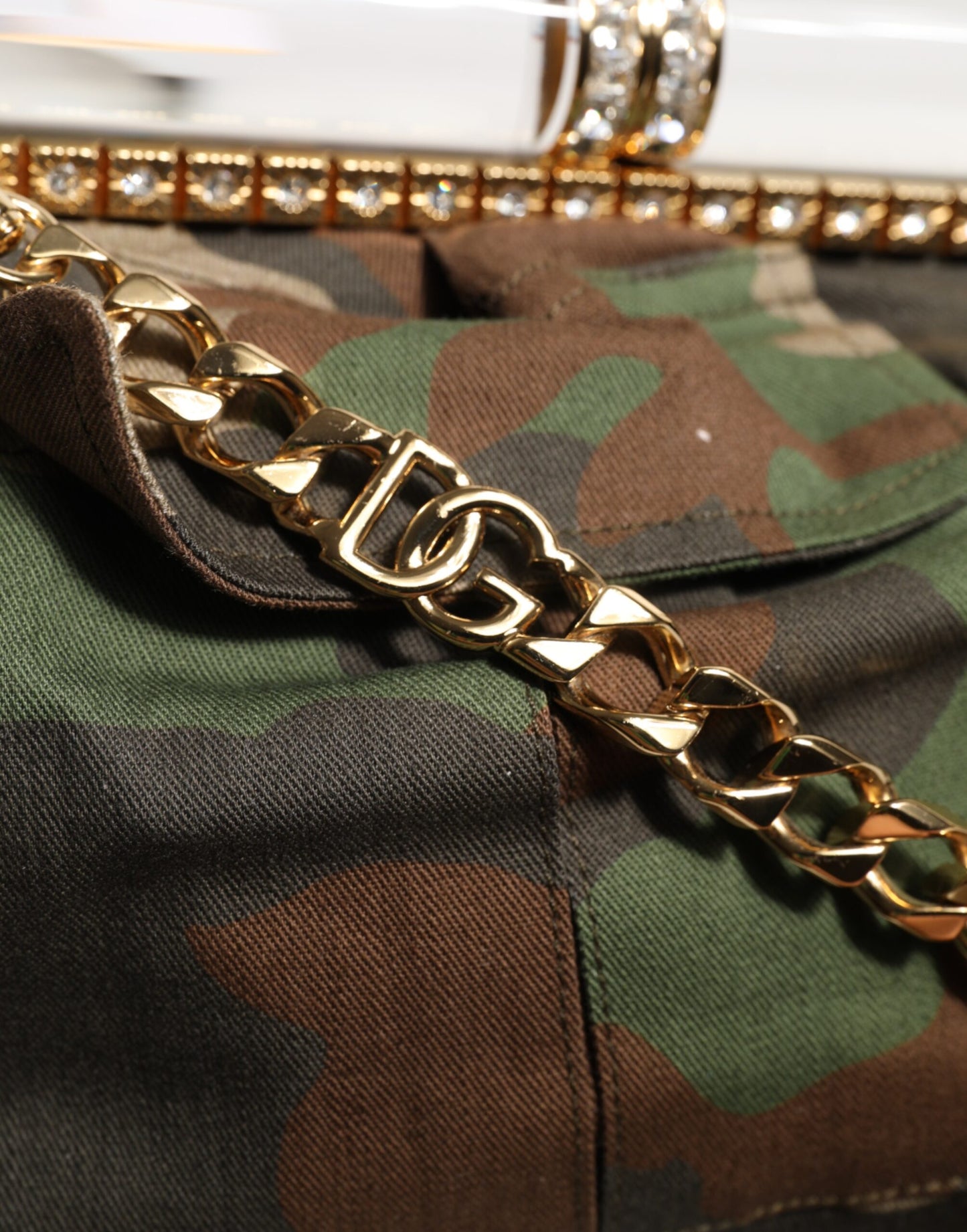 Multicolor Sicily Medium Camouflage Shoulder Strap Bag