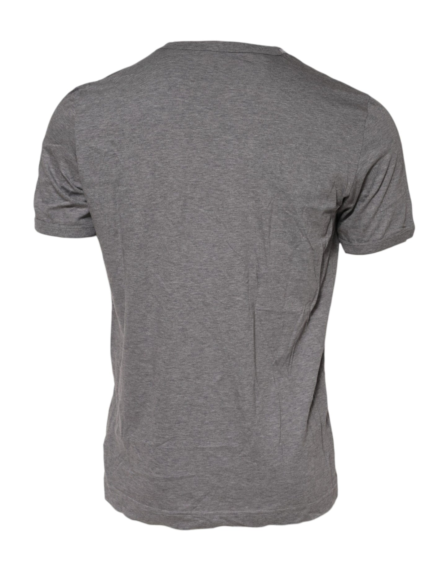 Dolce & Gabbana Gray #DGFamily Cotton Crew Neck T-shirt