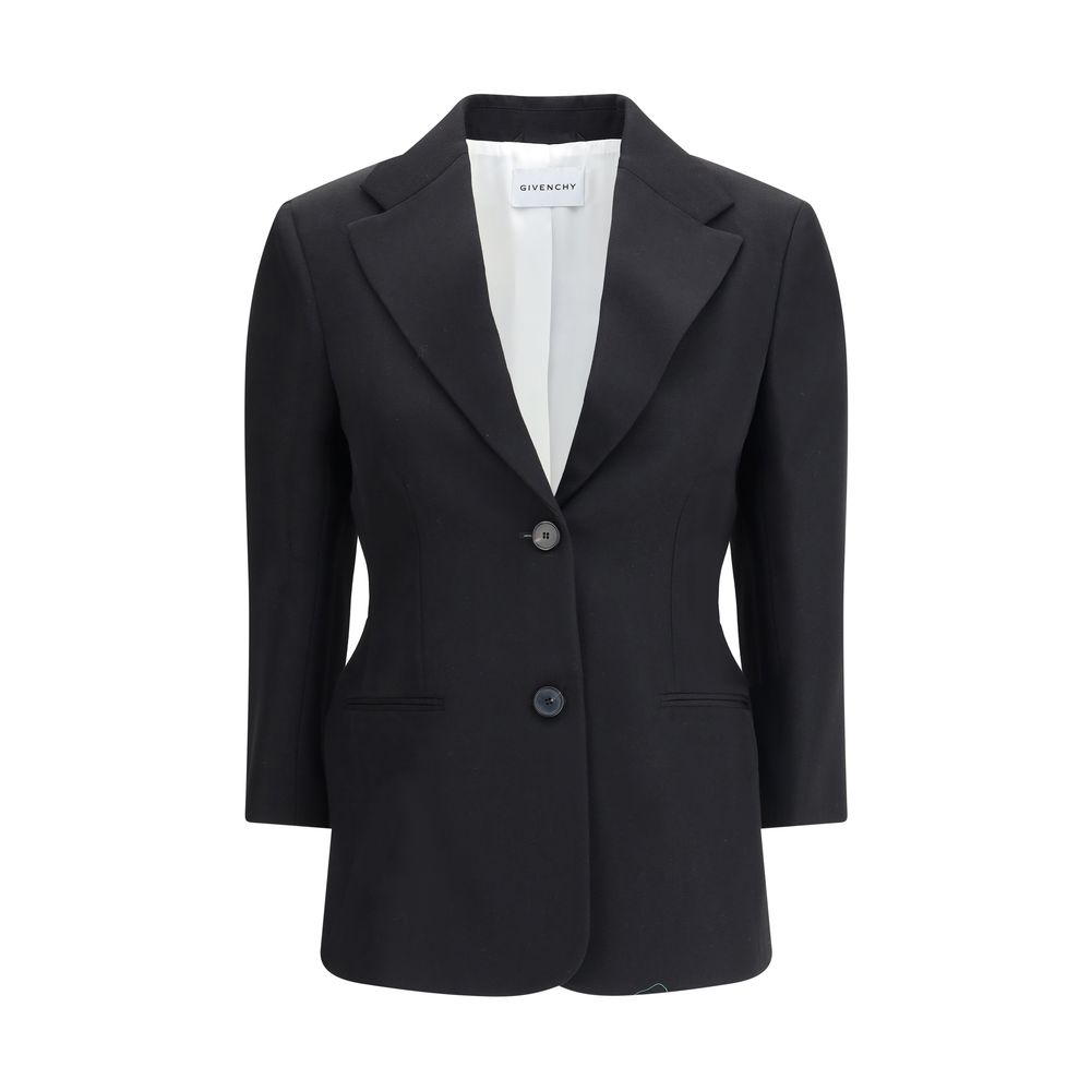 Single-breasted wool Blazer