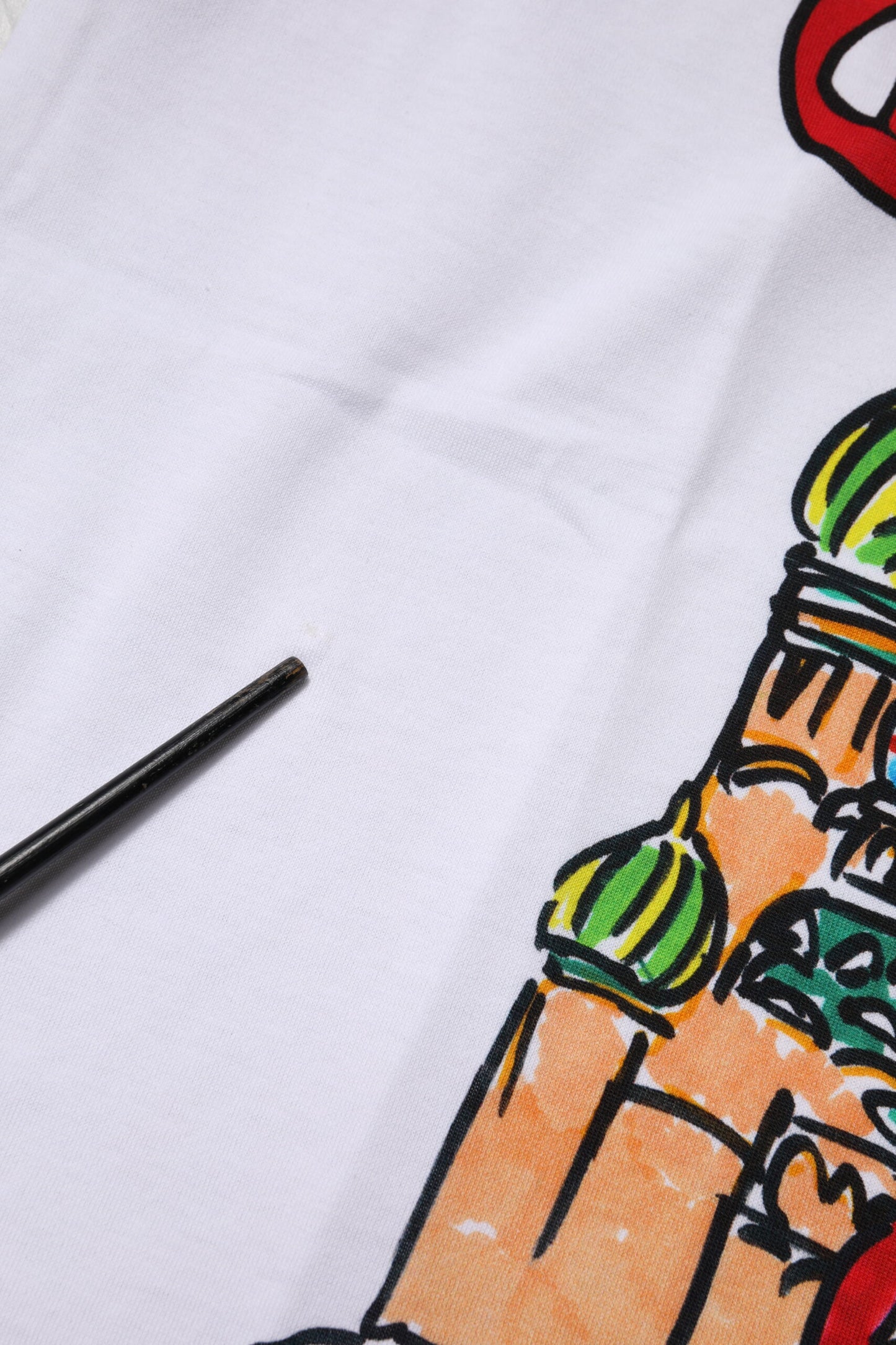 White DG Loves Moscow Crew Neck T-shirt