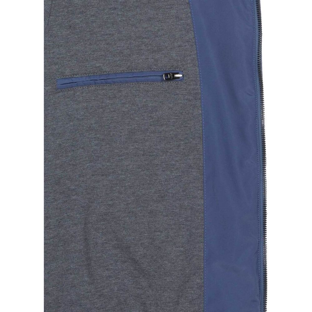 Blue Polyester Jacket