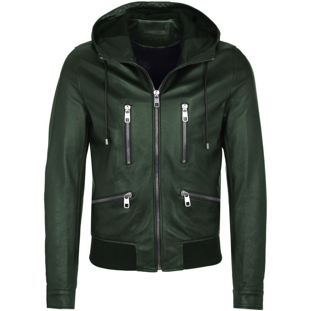 Green Lambskin Jacket