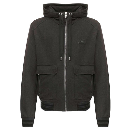 Gray Cotton Men Sweater