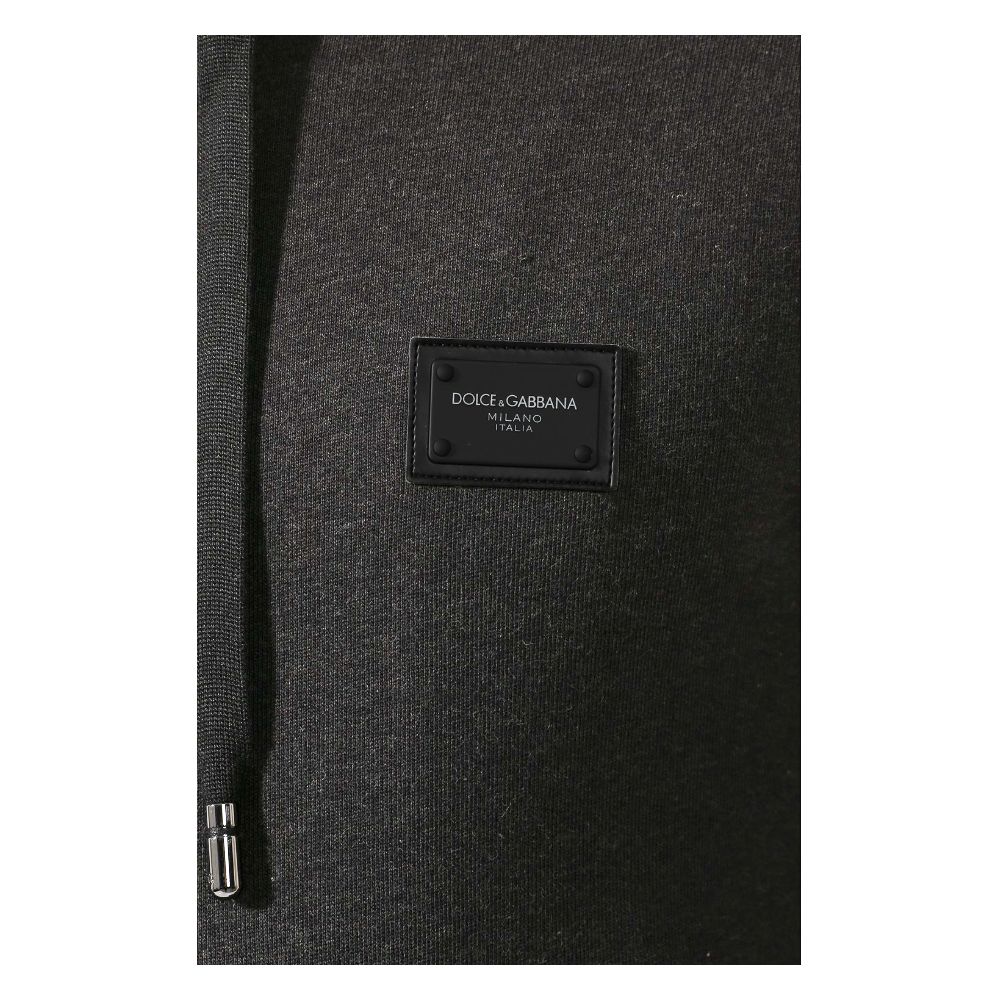 Gray Cotton Men Sweater