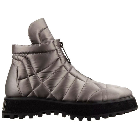 Gray Nylon Boot