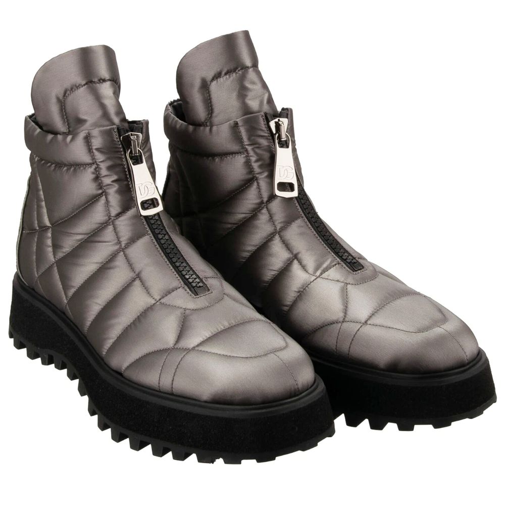 Gray Nylon Boot