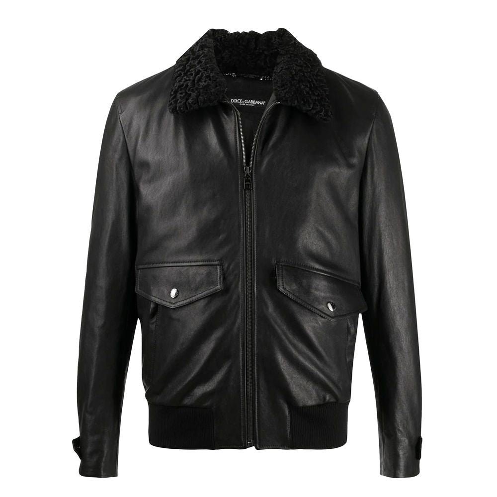 Black Lambskin Jacket