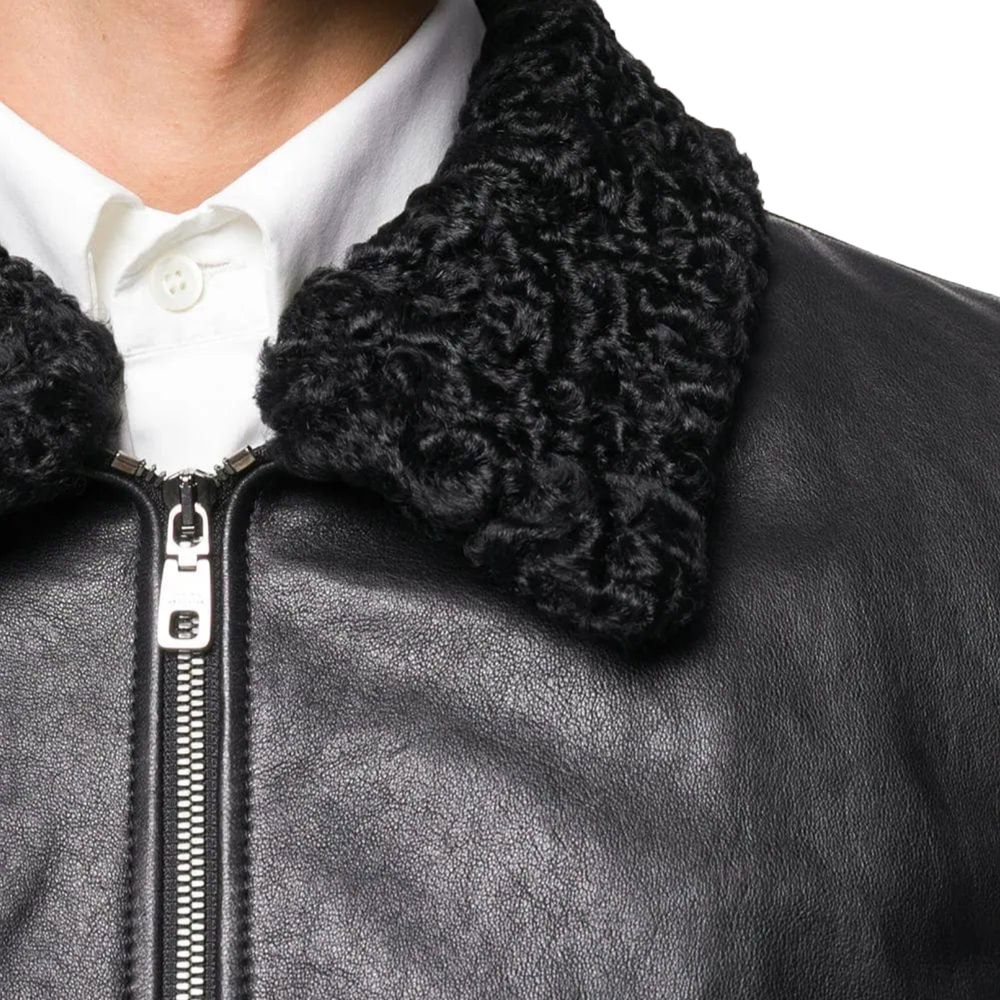 Black Lambskin Jacket