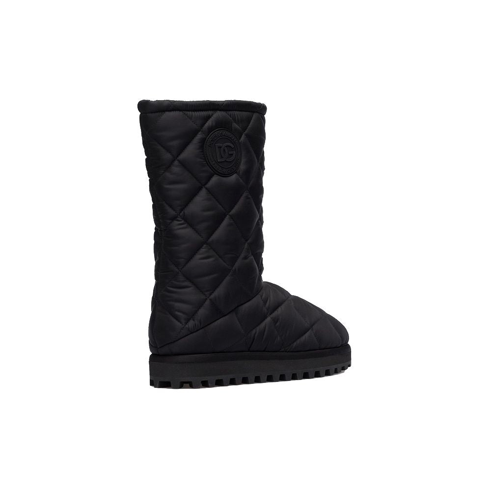 Black Nylon Boot