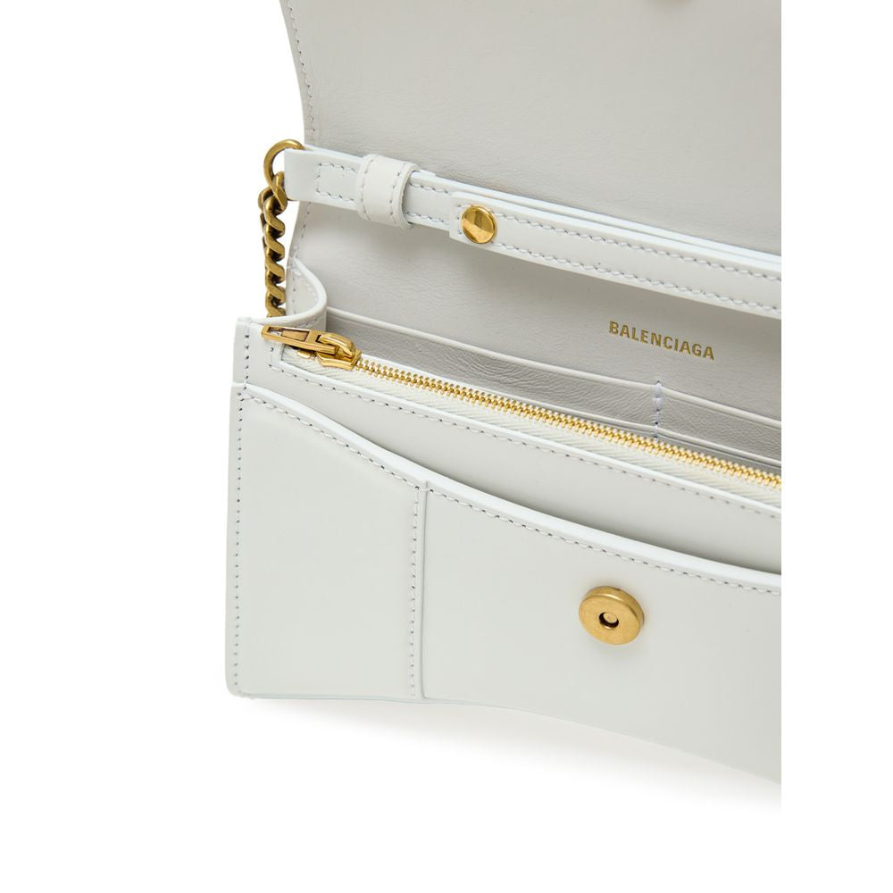 White Leather Shoulder Bag