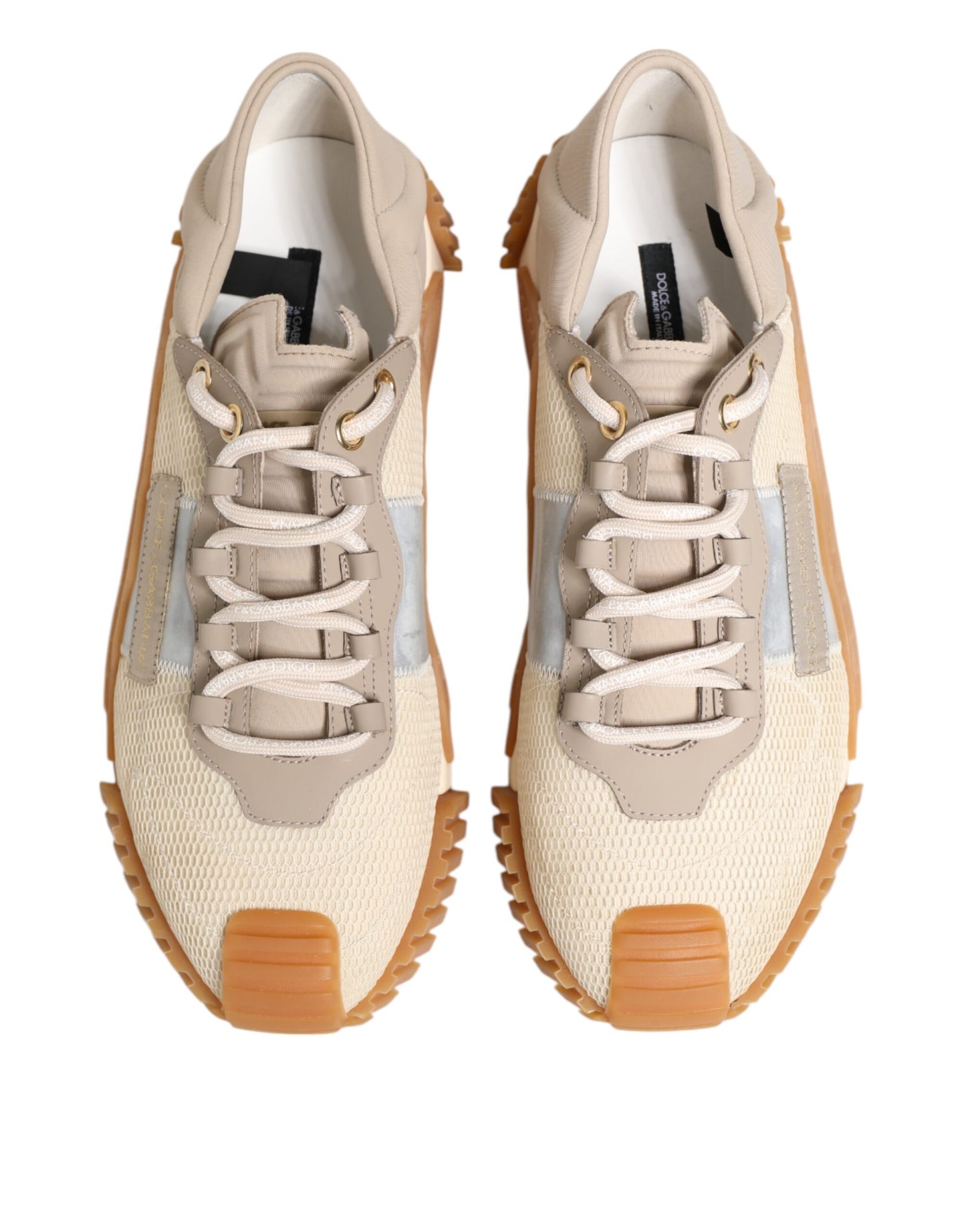 Beige Lace Up Low Top NS1 Men Sneakers Shoes