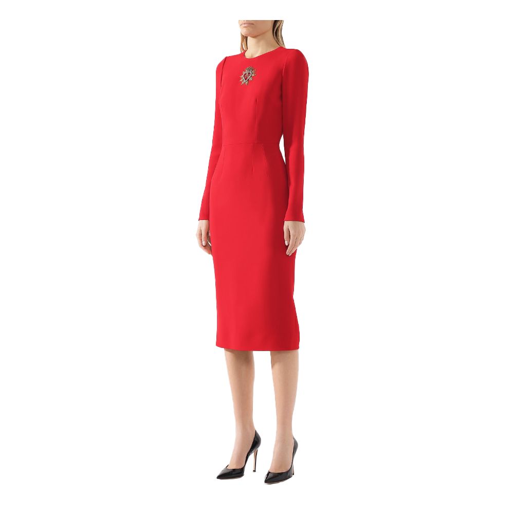 Red Viscose Dress