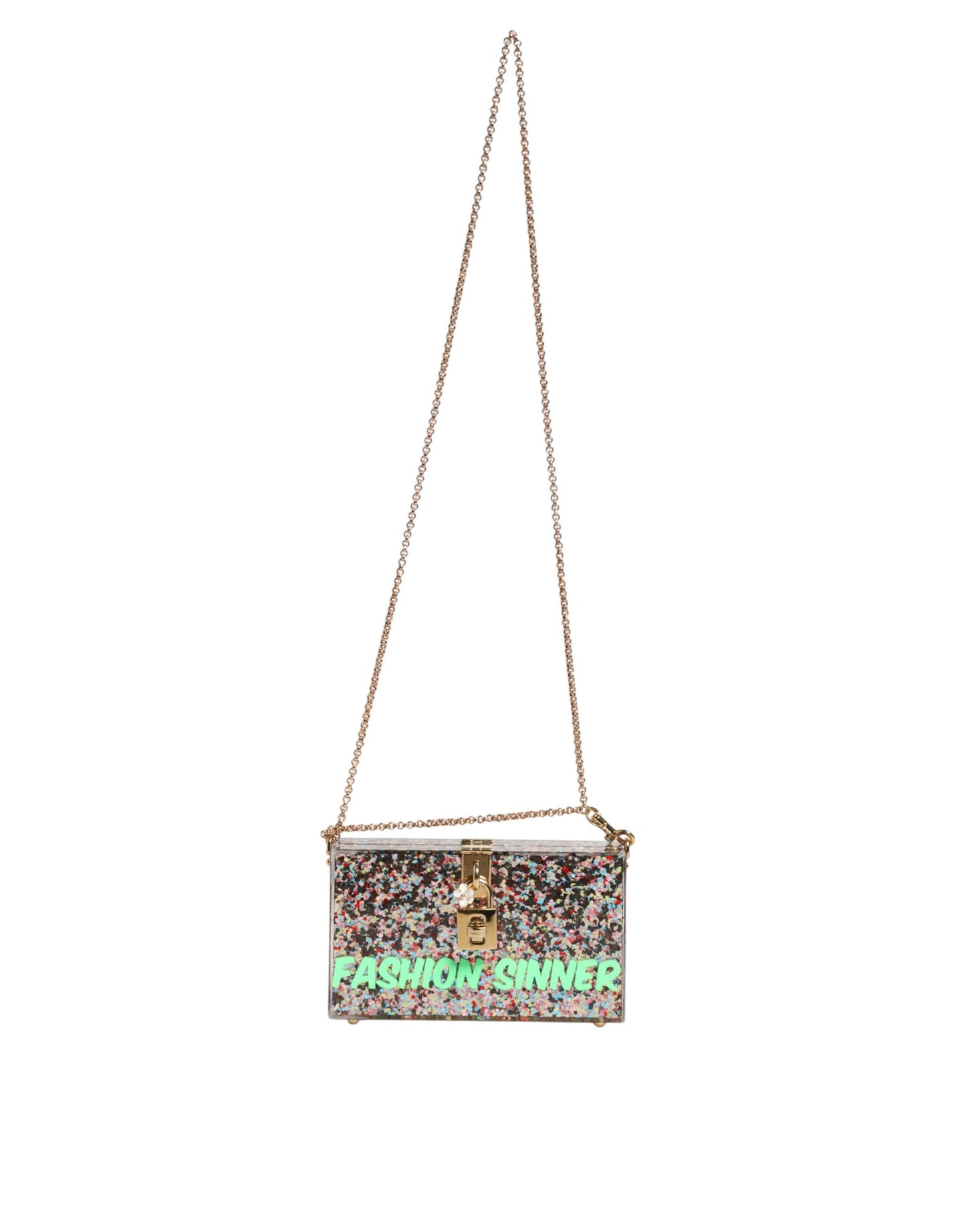 Multicolor PurseBox Fashion Sinner Glitter Crossbody Bag