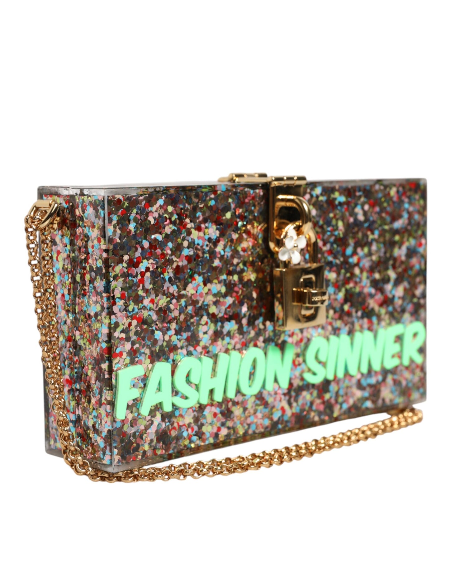 Multicolor PurseBox Fashion Sinner Glitter Crossbody Bag
