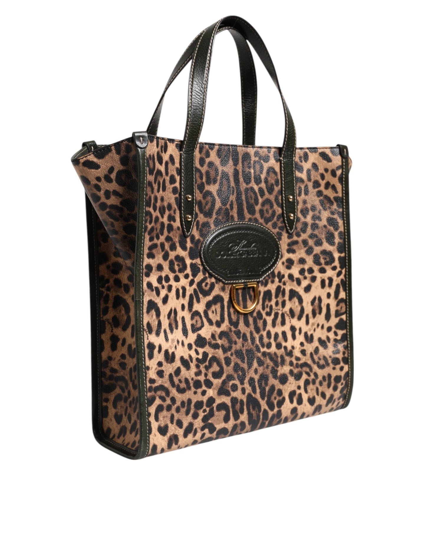 Multicolor Leopard Shopping Tote Shoulder Women Borse Bag
