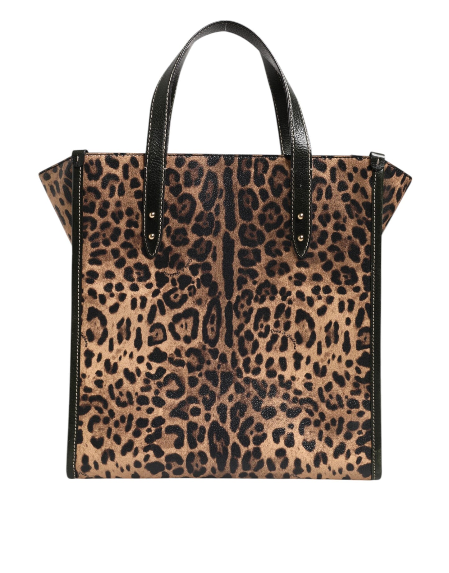 Multicolor Leopard Shopping Tote Shoulder Women Borse Bag