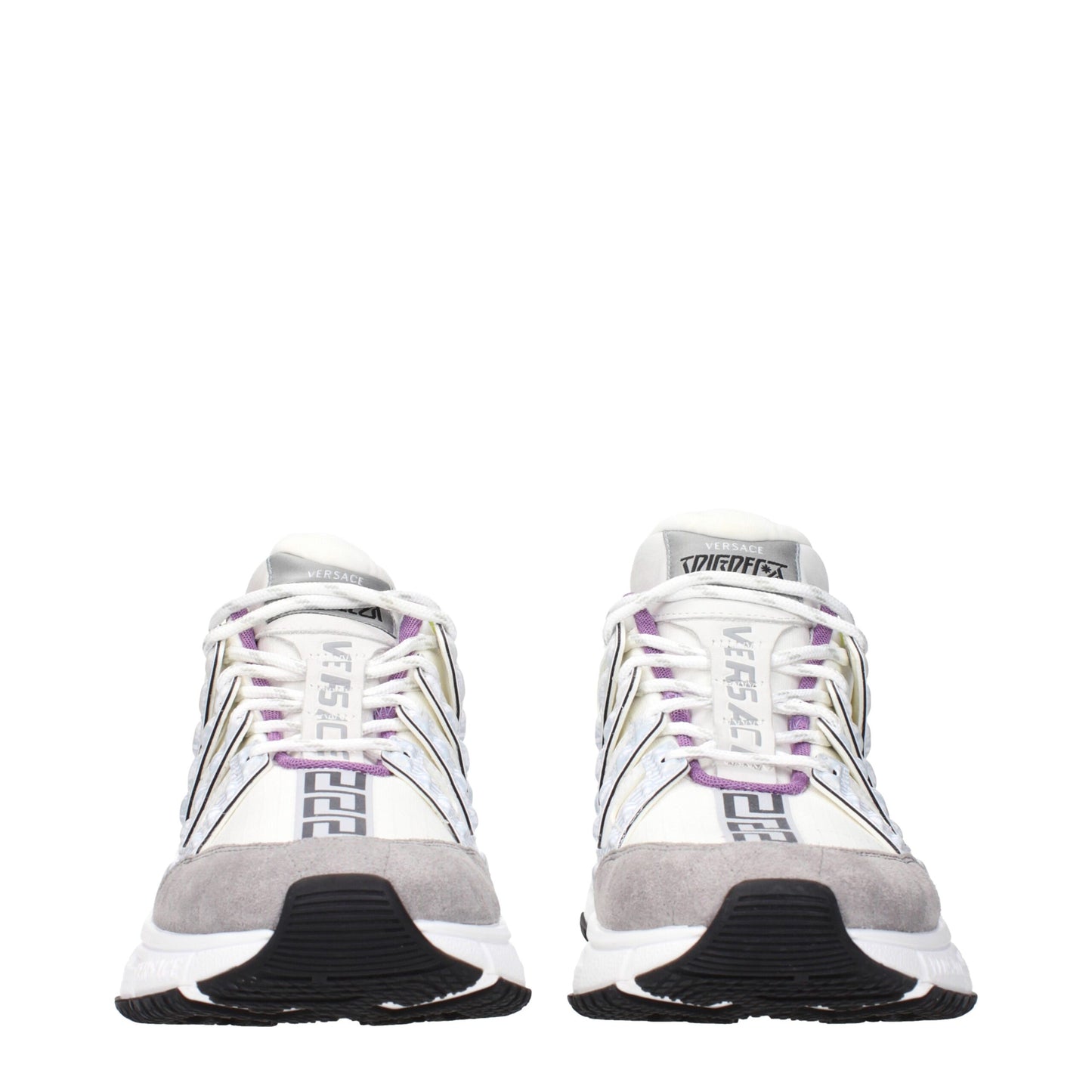 Beige Fabric Athletic Sneakers