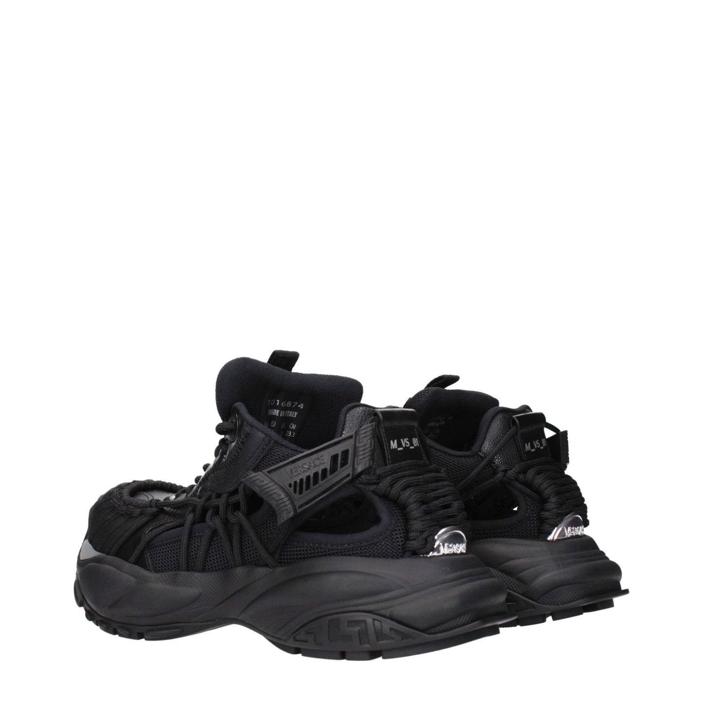 Black Leather Athletic Sneakers