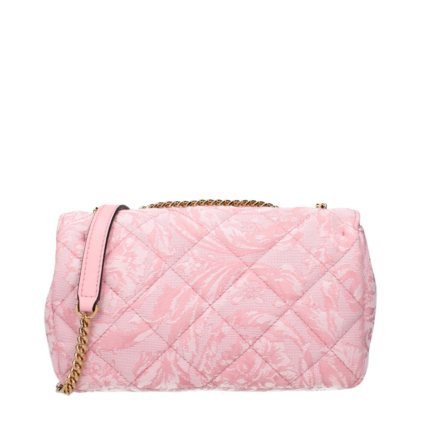 Pink Fabric Shoulder Bags