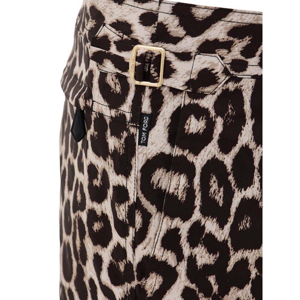 Multicolor Polyester Swim Short