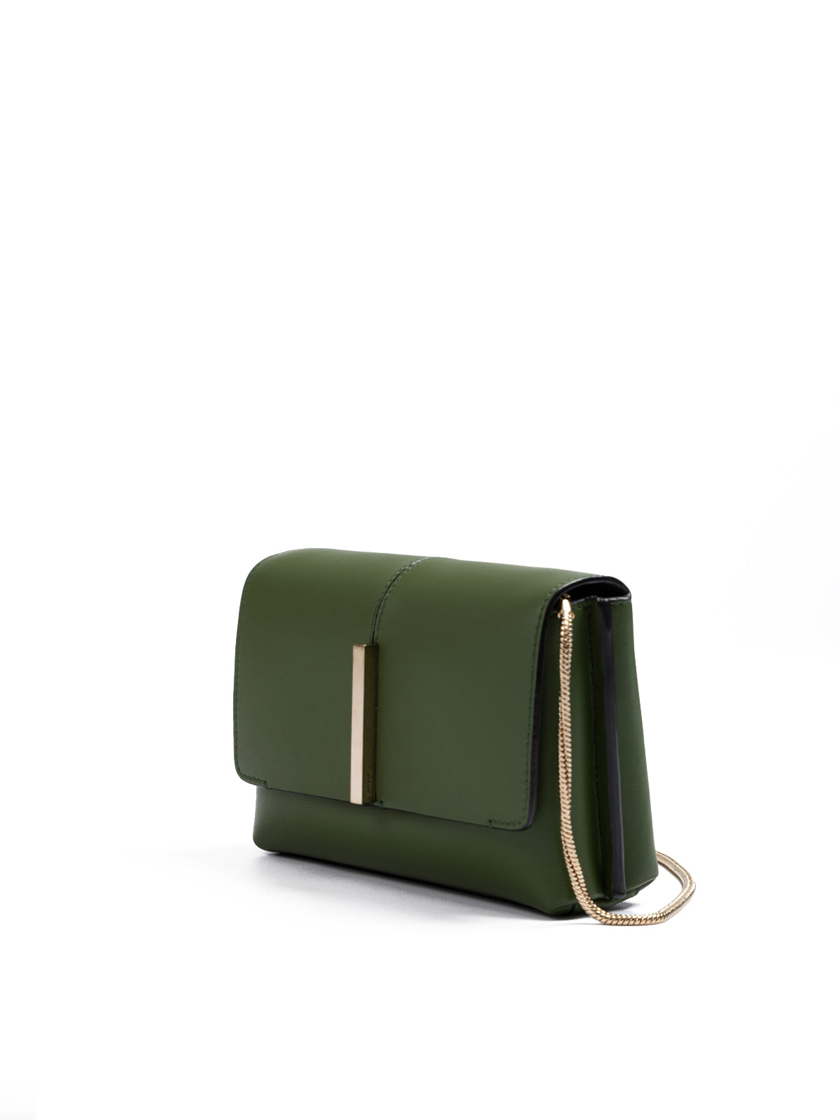 Giada Dark Green Leather Crossbody Bag