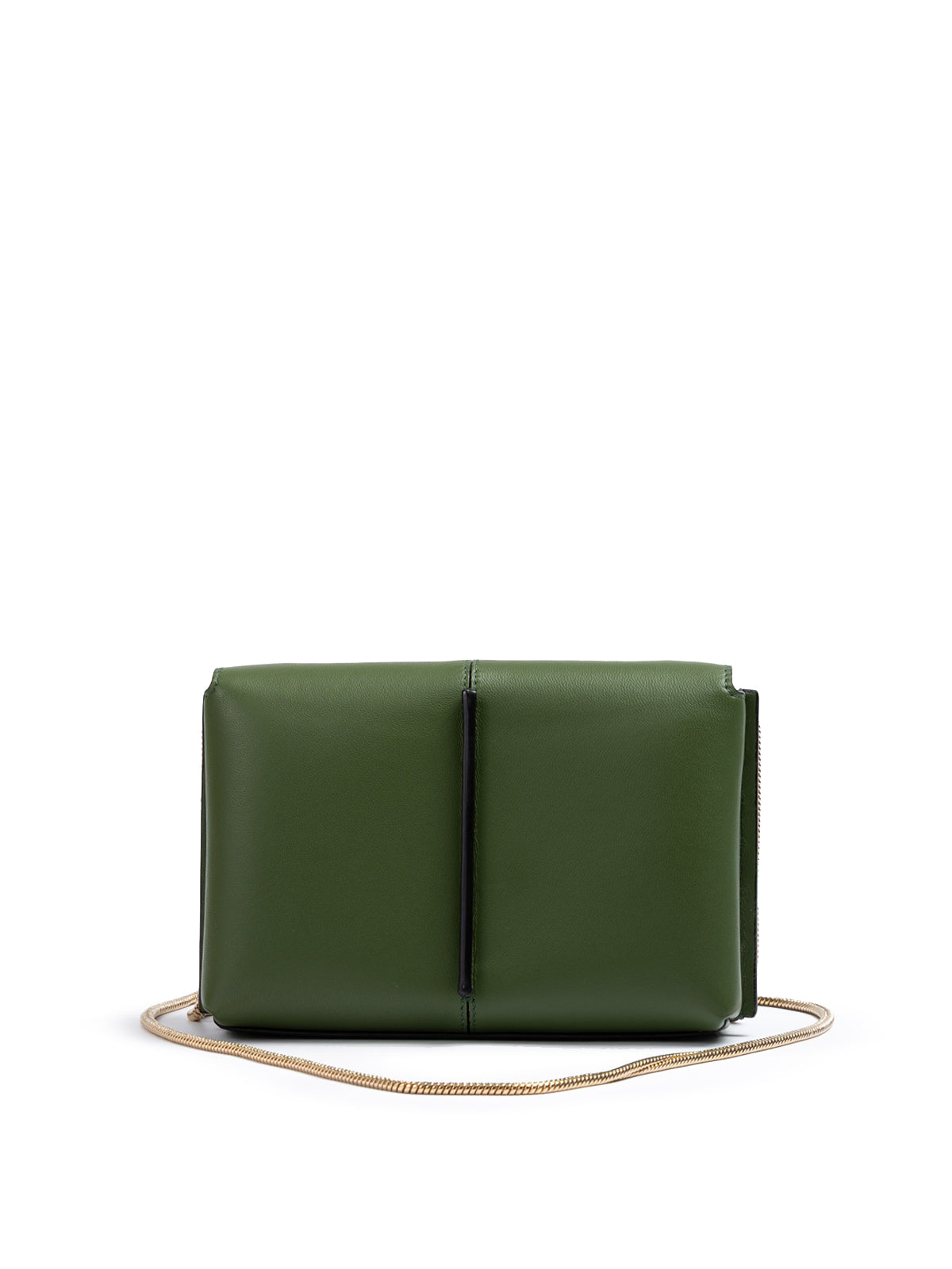 Giada Dark Green Leather Crossbody Bag