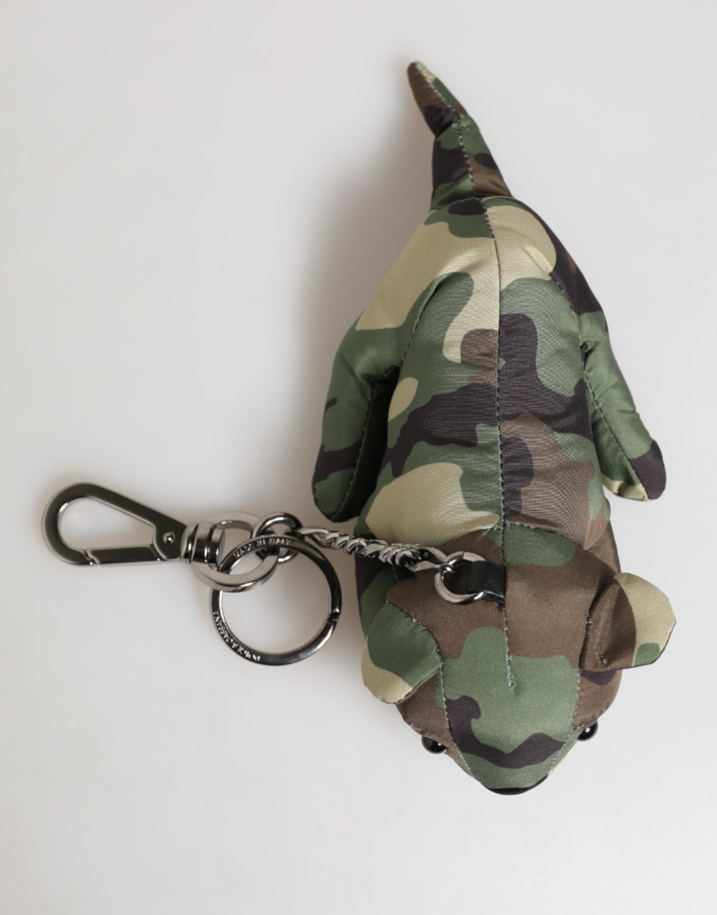 Multicolor Camouflage Animal Silhouette Keychain Keyring