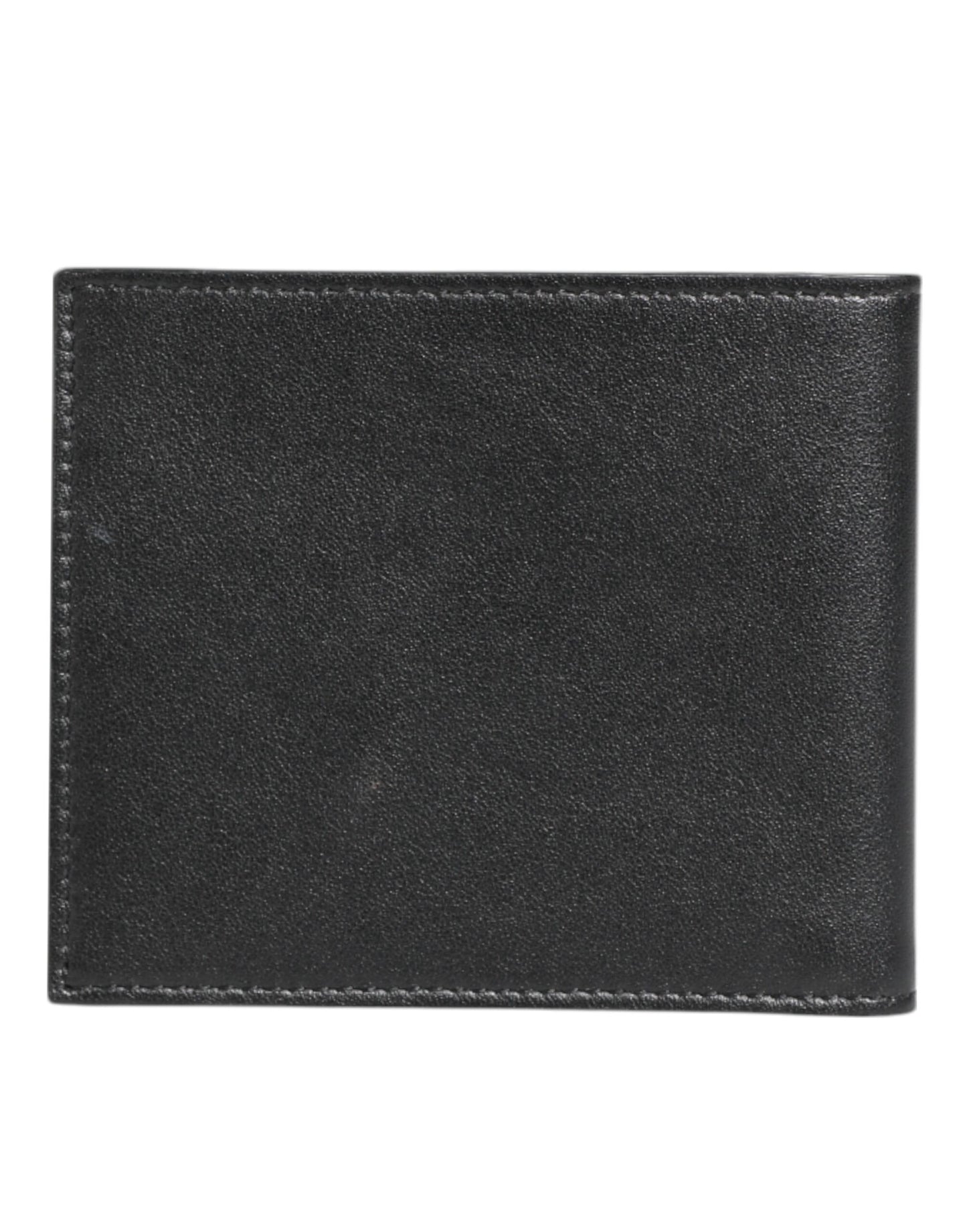 Black Exotic Leather Bifold Card Holder Men Wallet