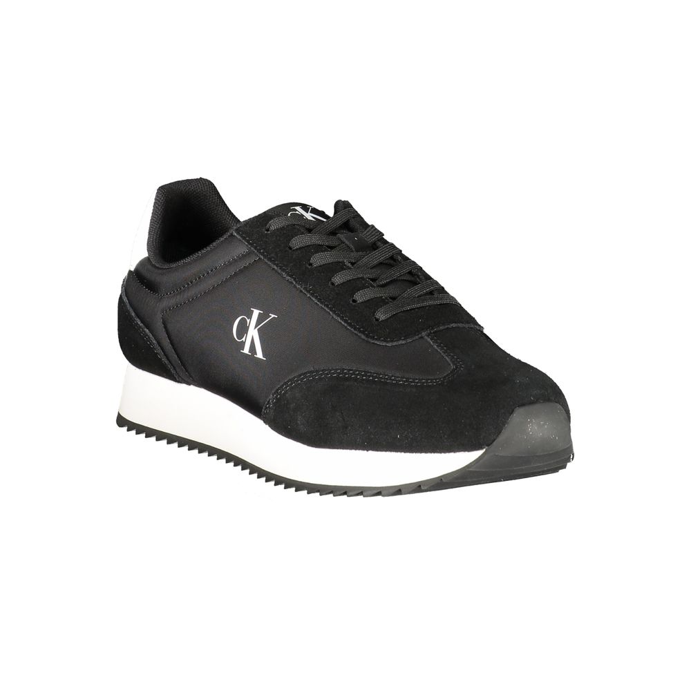 Calvin Klein Black Polyester Sneaker