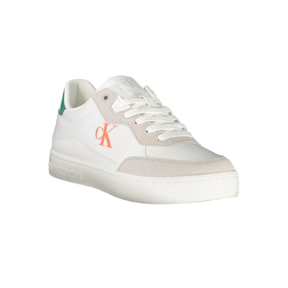 Calvin Klein White Polyester Sneaker