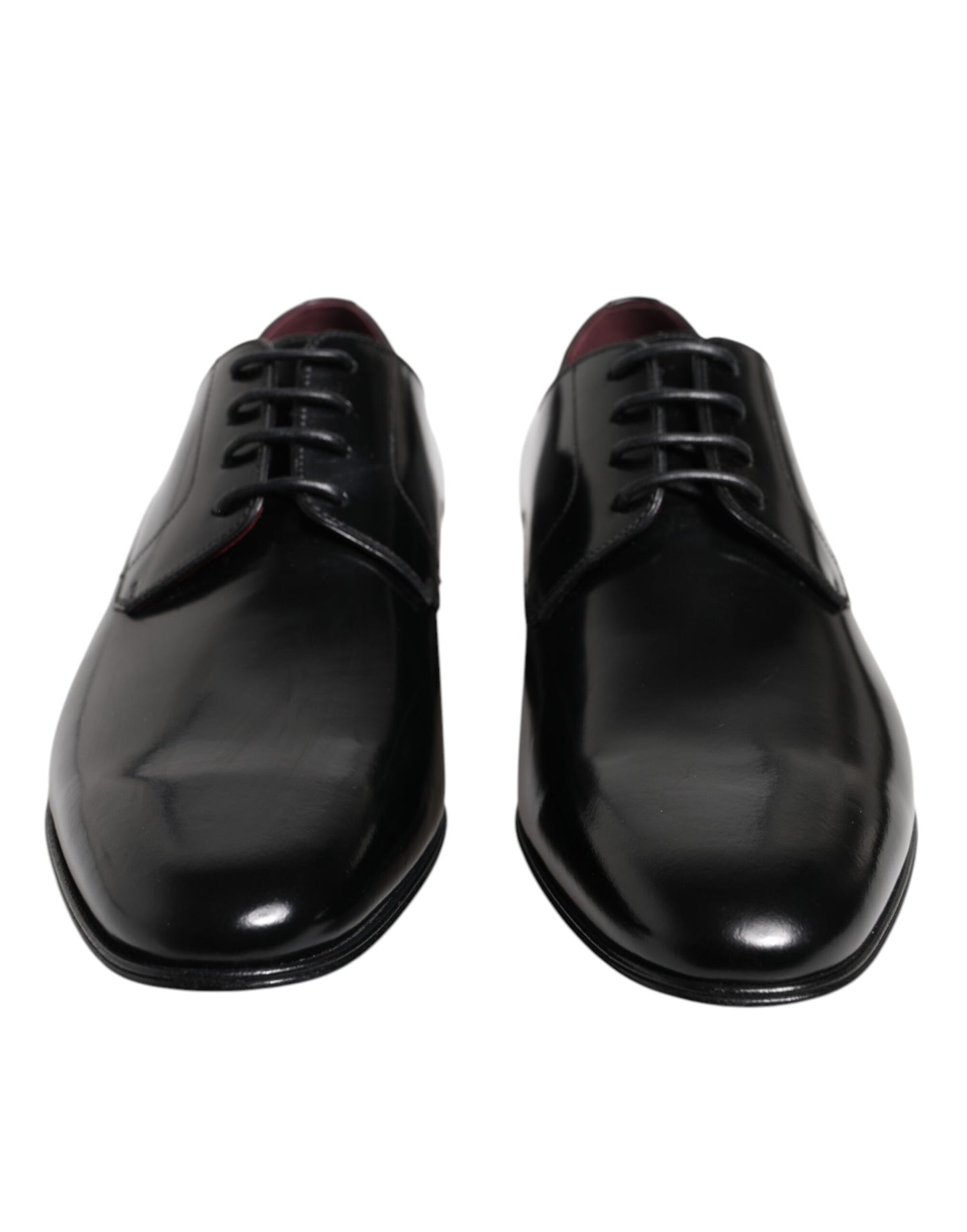 Men Dress Black Calfskin Leather Derby Shoes