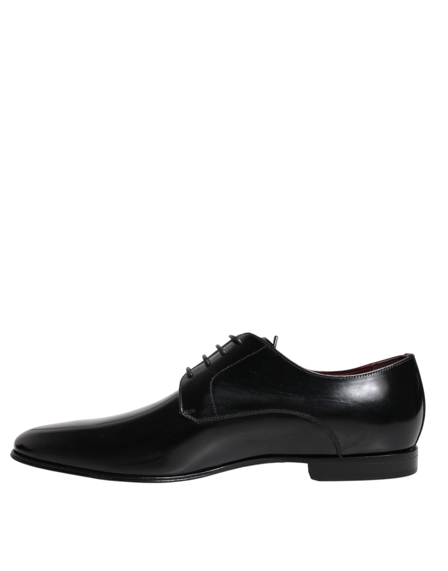 Men Dress Black Calfskin Leather Derby Shoes