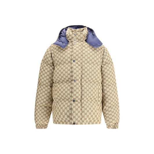 GG patterned padded Down Jacket