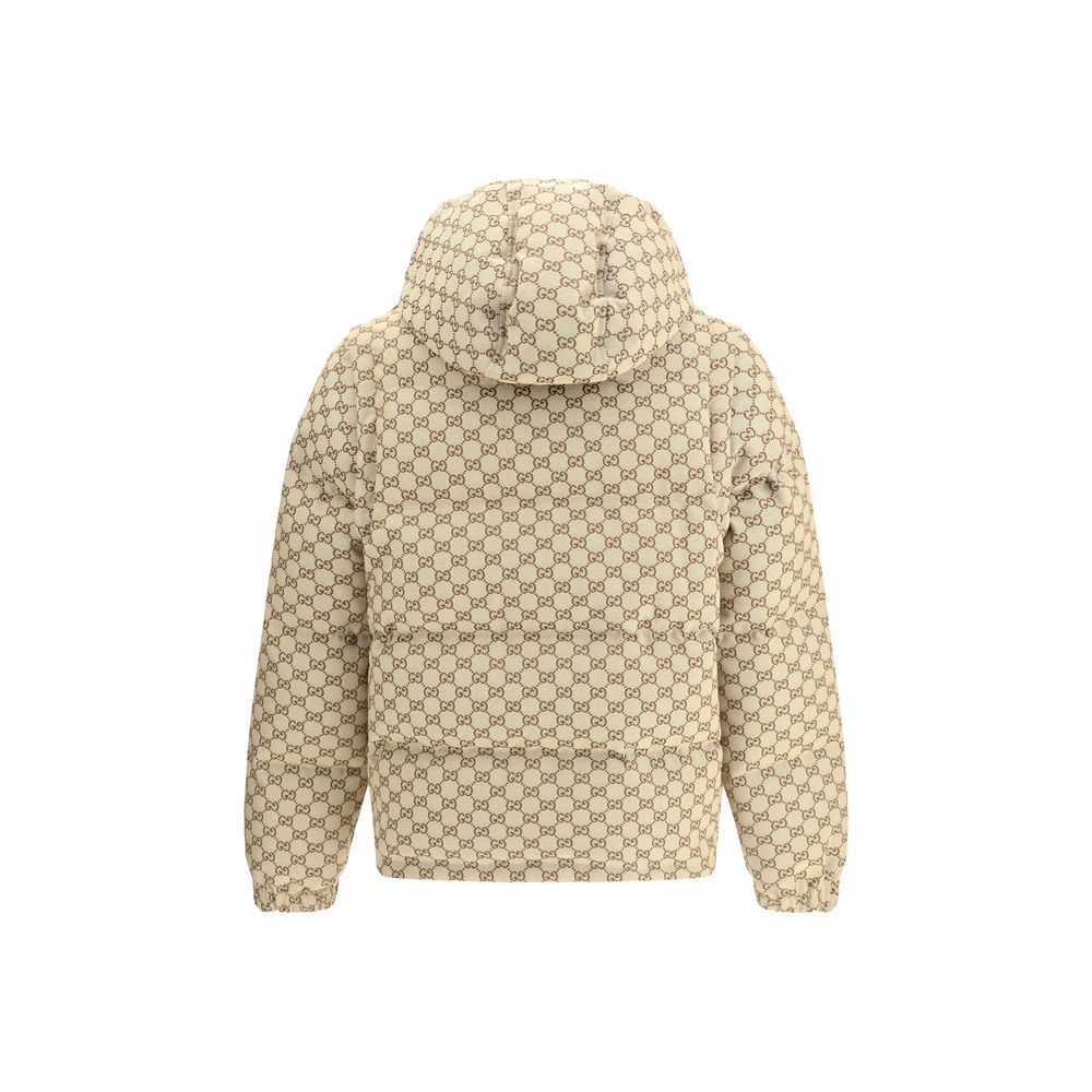GG patterned padded Down Jacket