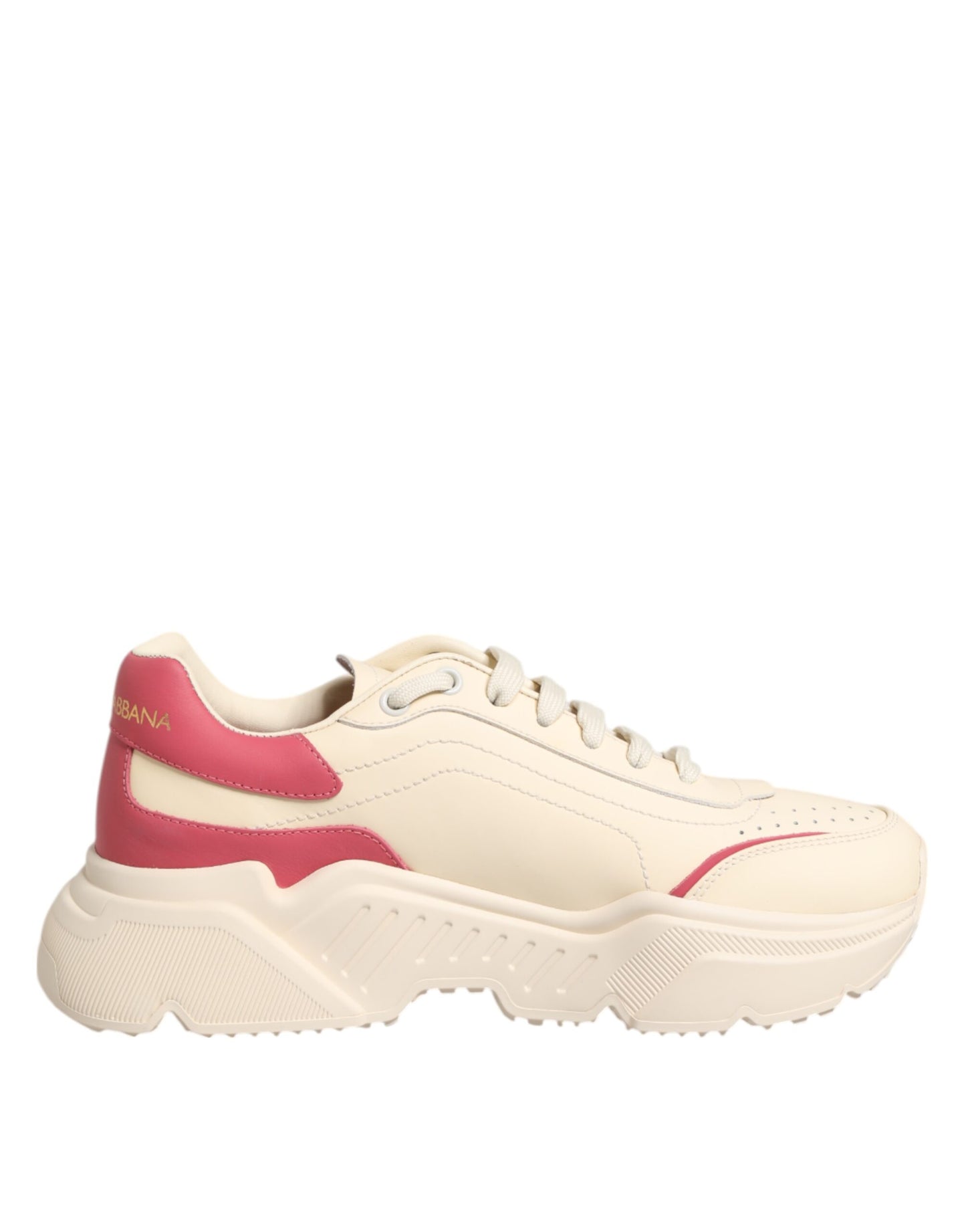 Beige Leather Daymaster Women Sneaker Shoes