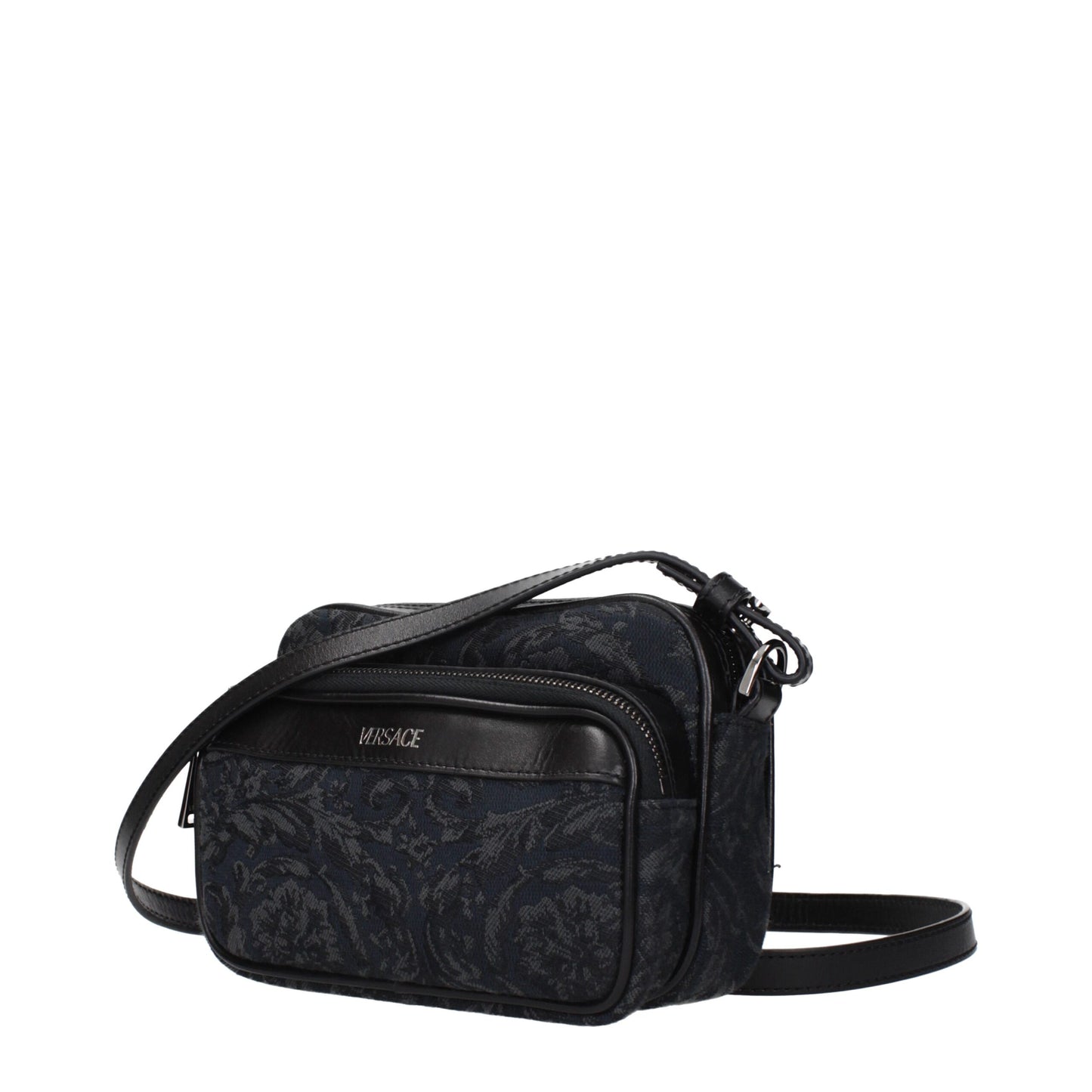 Black Fabric Crossbody Bags