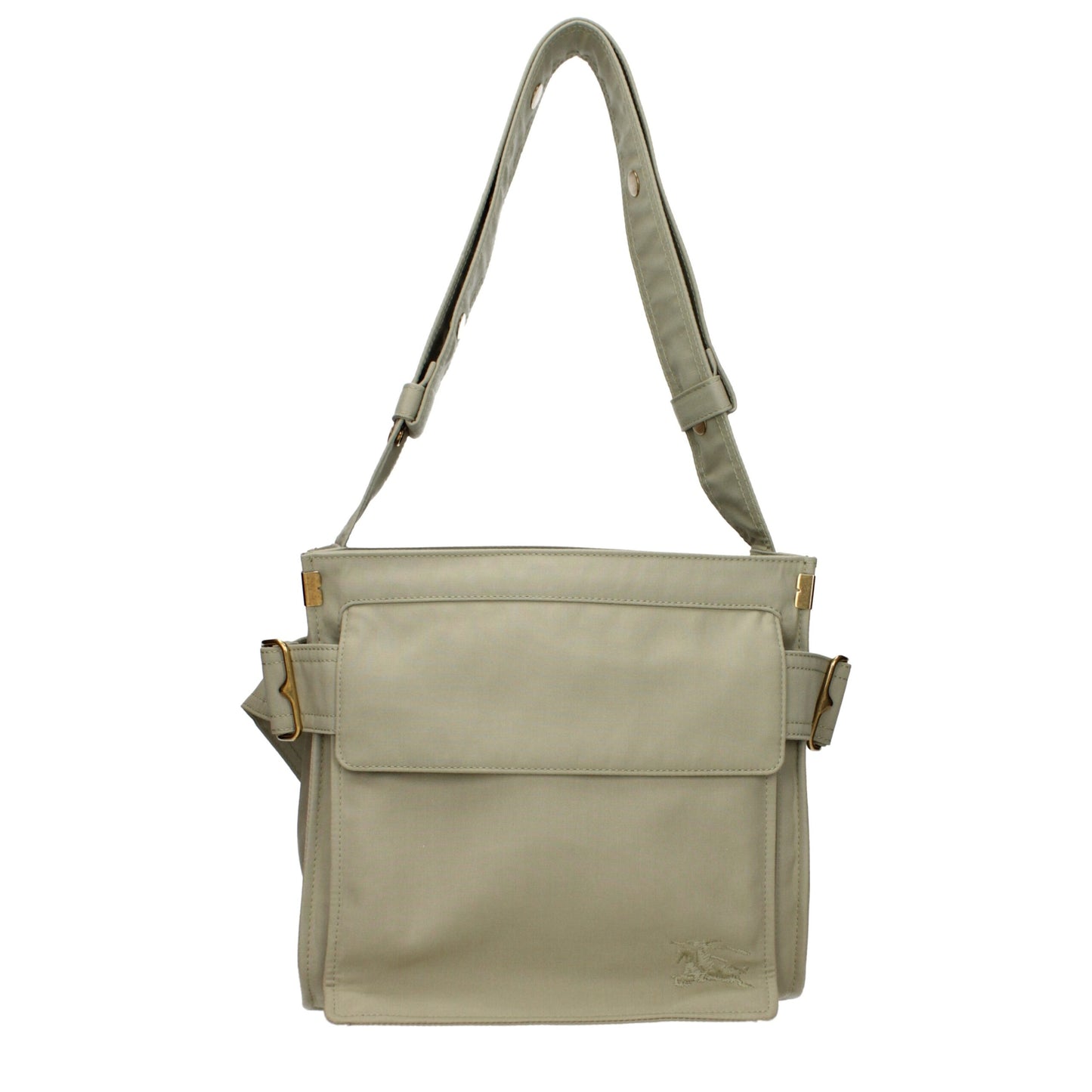 Green Fabric Shoulder Bags