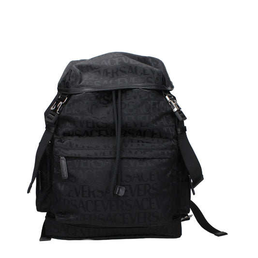 Black Fabric Backpacks