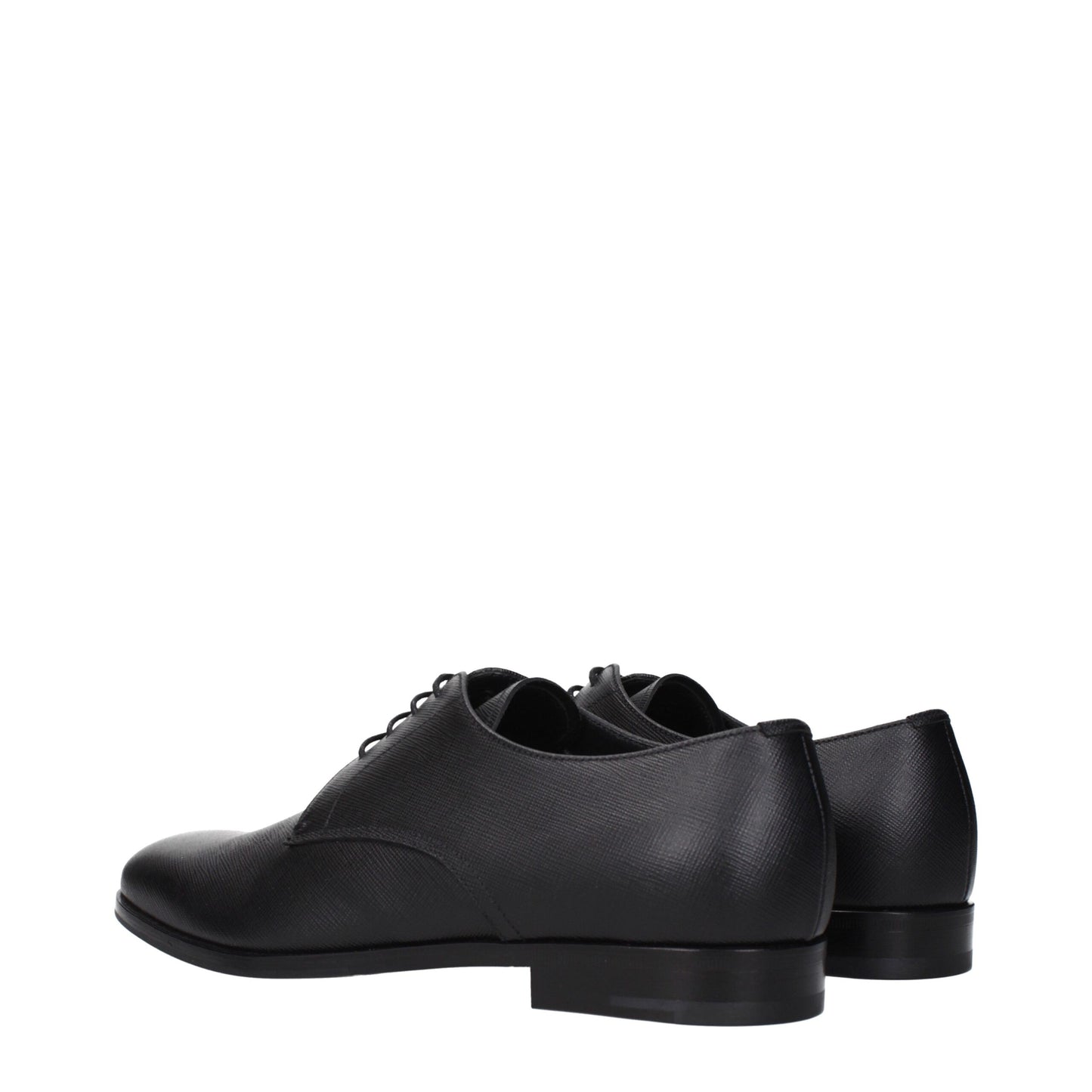Black Leather Oxfords And Derbies