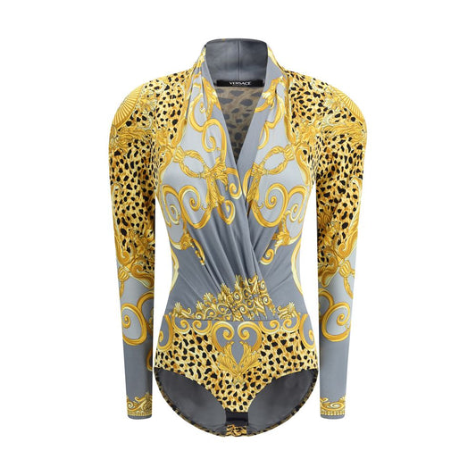 Leopard draped Bodysuit